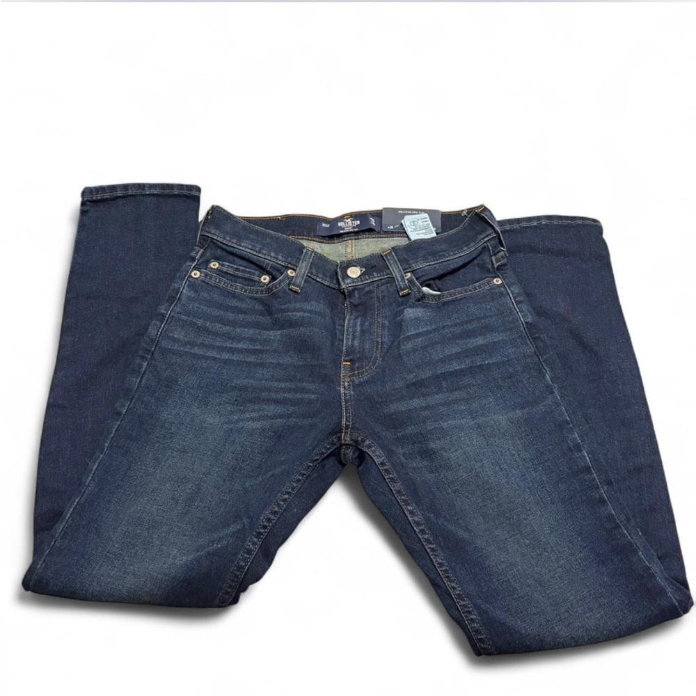 Hollister Epic Flex Skinny Jeans - Dark Blue